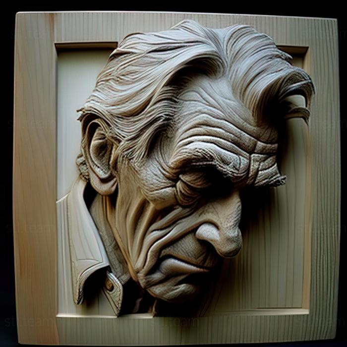 3D модель Джордж Сигал, американский художник (STL)